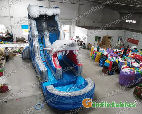 Giant inflatable water slides to jazz up your yard in summer