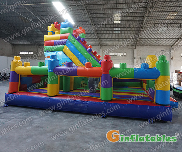 Building Block Playground: Lego Inflatable House