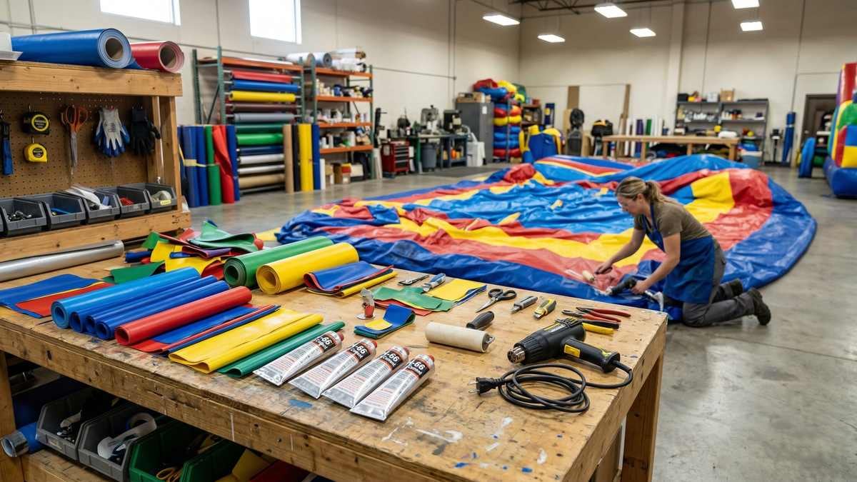 Inflatable Repair Kit and Blower Maintenance Playbook for Rental Fleets