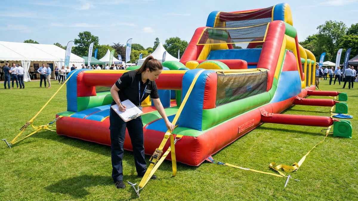 Inflatable Obstacle Course Safety Inspection Checklist for Commercial Operators