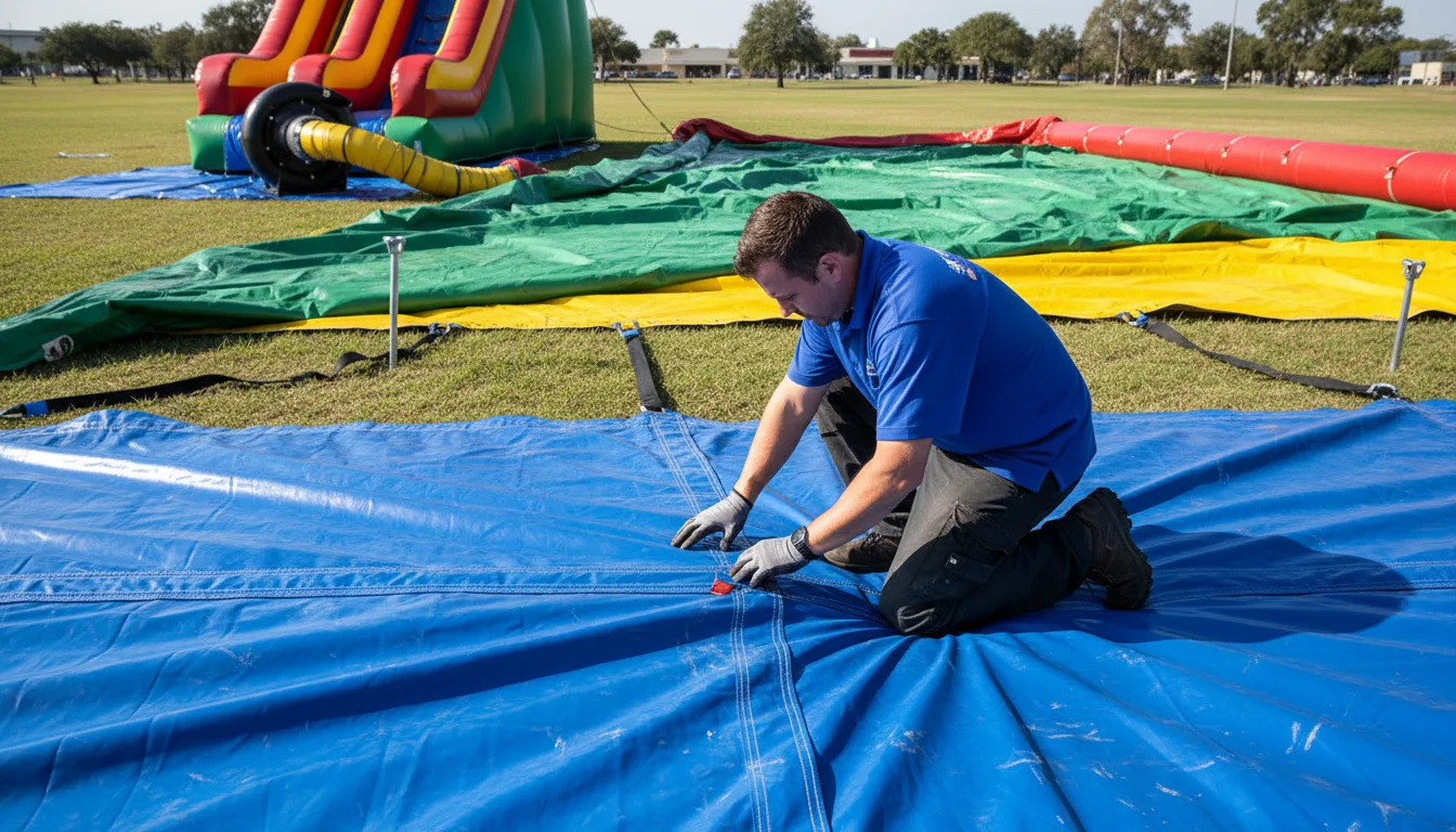 How to Maintain Inflatable Water Slides for Rental Fleets (Commercial Checklist)