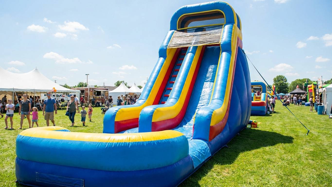Inflatable Water Slide Buying Guide: Commercial Sizes, Materials & What to Evaluate