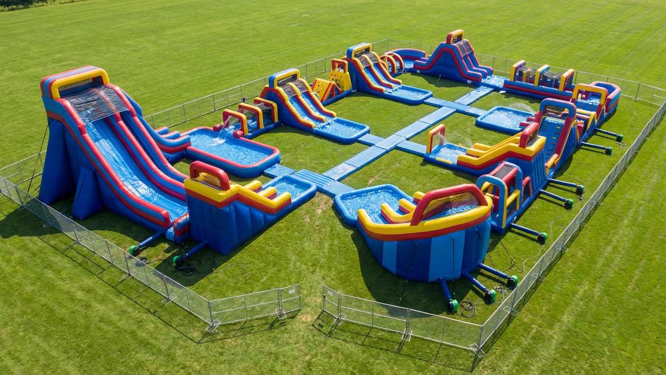 How to Set Up an Inflatable Water Park: Space, Equipment, and ROI Guide