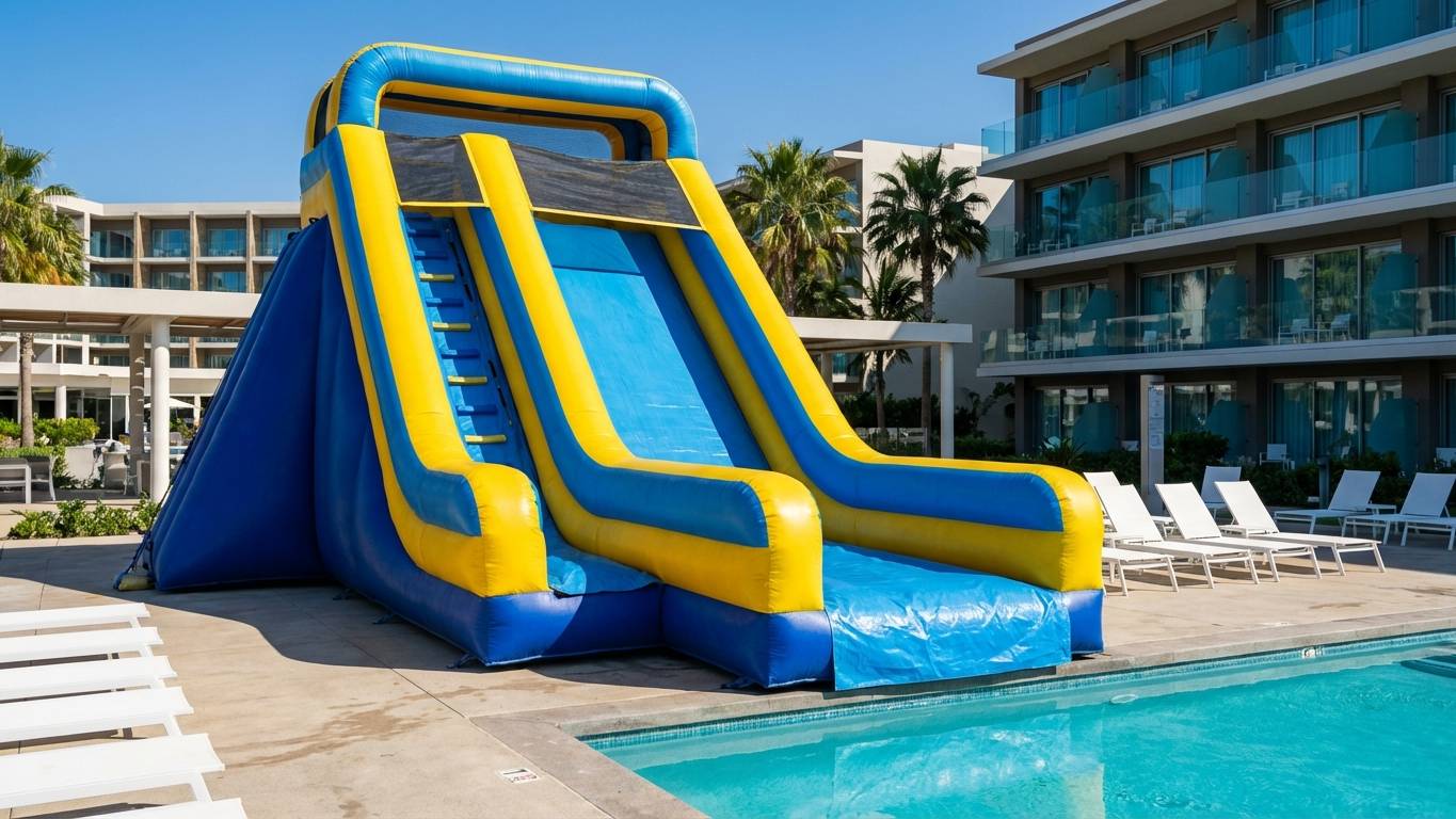 Inflatable Pool Slides: Retrofit Solutions for Commercial Pools