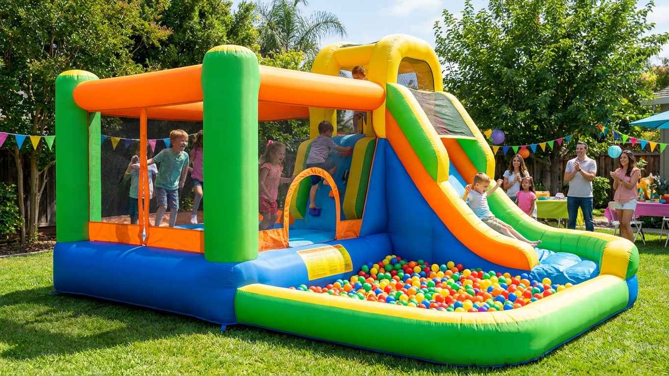 Bounce House with Slide and Ball Pit: The Ultimate Combo Unit