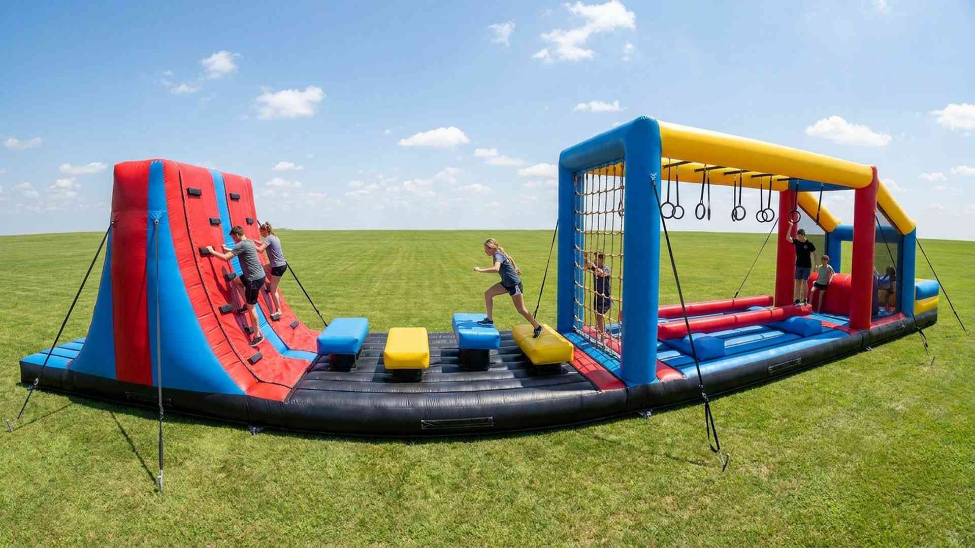 Ninja Warrior Inflatable Obstacle Course: The Premium Event Rental That Commands Top Dollar