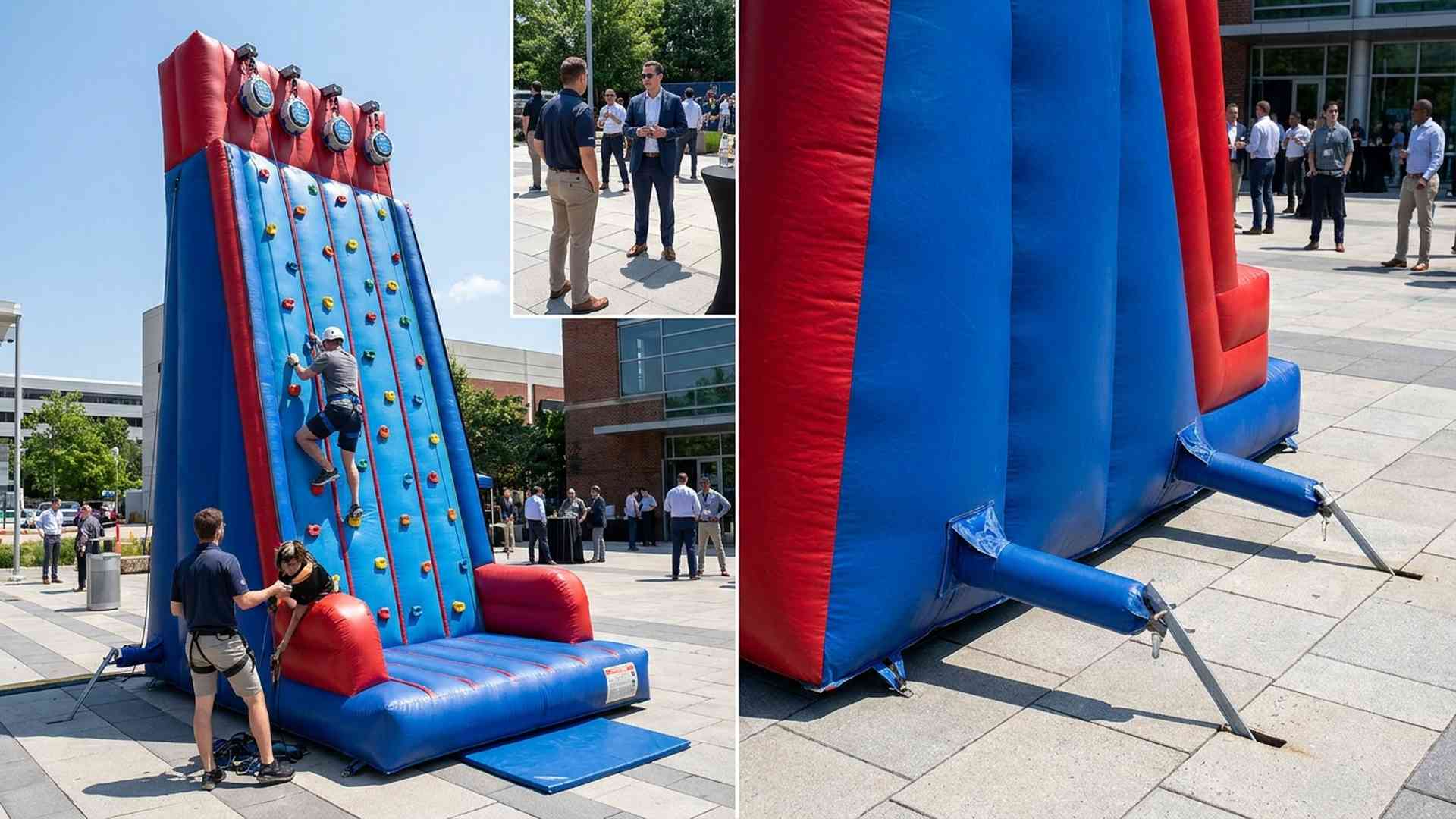 Inflatable Rock Climbing Wall: Event Rental and Corporate Team-Building ROI Guide