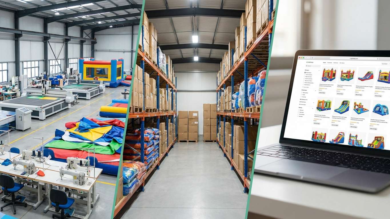 Where to Buy Commercial Inflatables: Comparing Factory-Direct, Distributors, and Resellers
