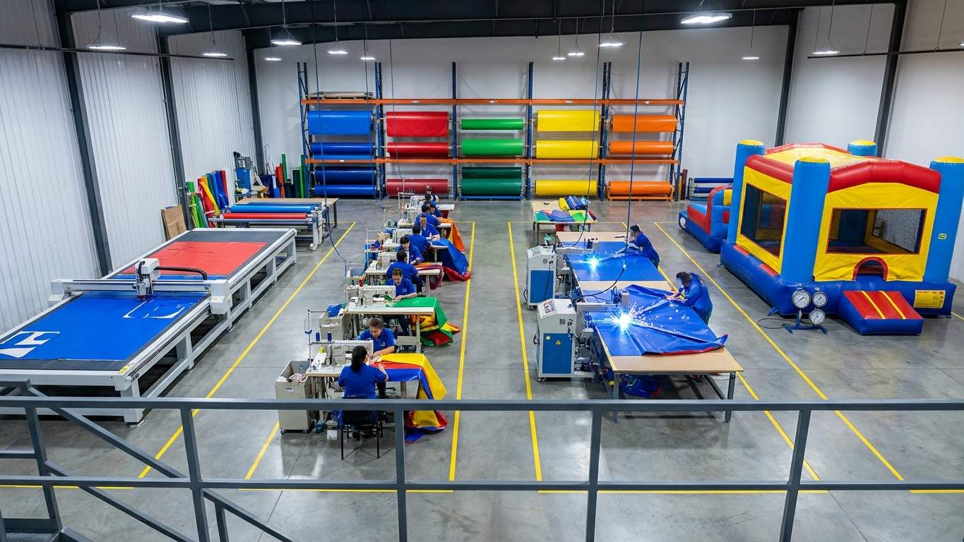 How Commercial Inflatables Are Made: Inside the Manufacturing Process