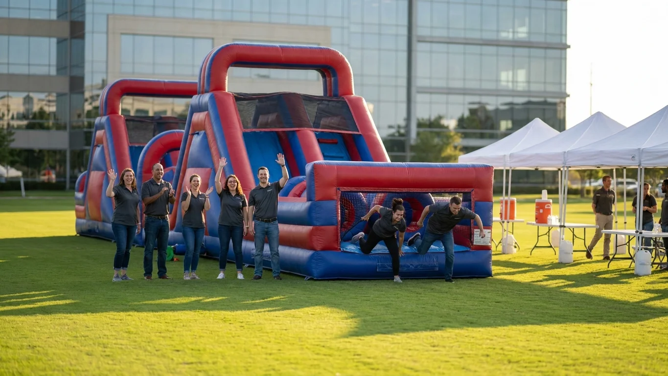 Corporate Event Inflatables: The Fleet Strategy That Fills Your Weekday Calendar