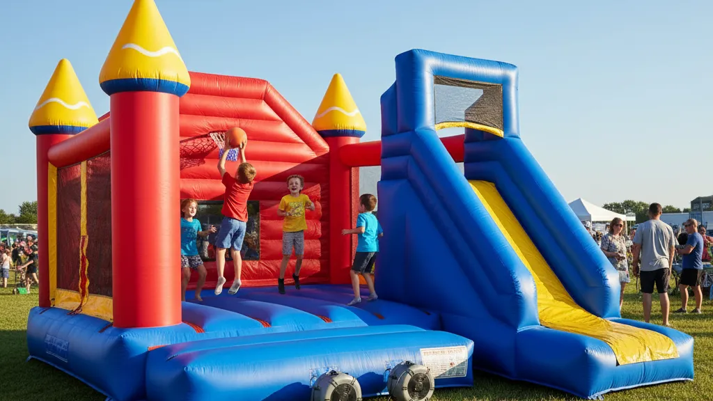 Bounce House with Basketball Hoop: The Rental Operator's Guide to Sports Combo Units