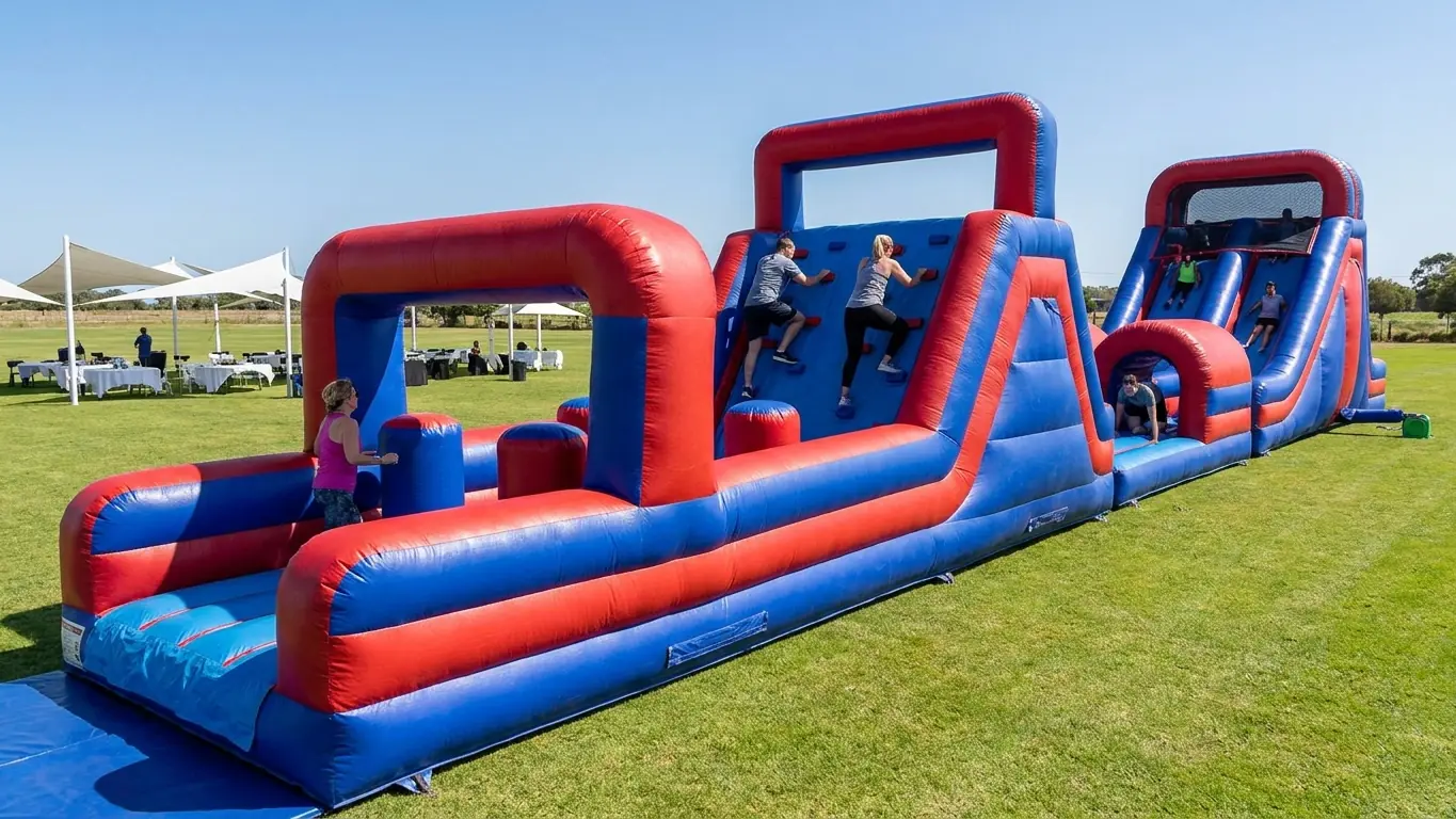 Blow Up Obstacle Course Buyer's Guide: 4 Types Explained