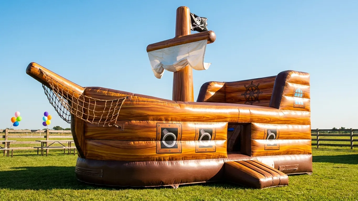 Inflatable Pirate Ship Bounce House: Themed Combo Fleet Guide