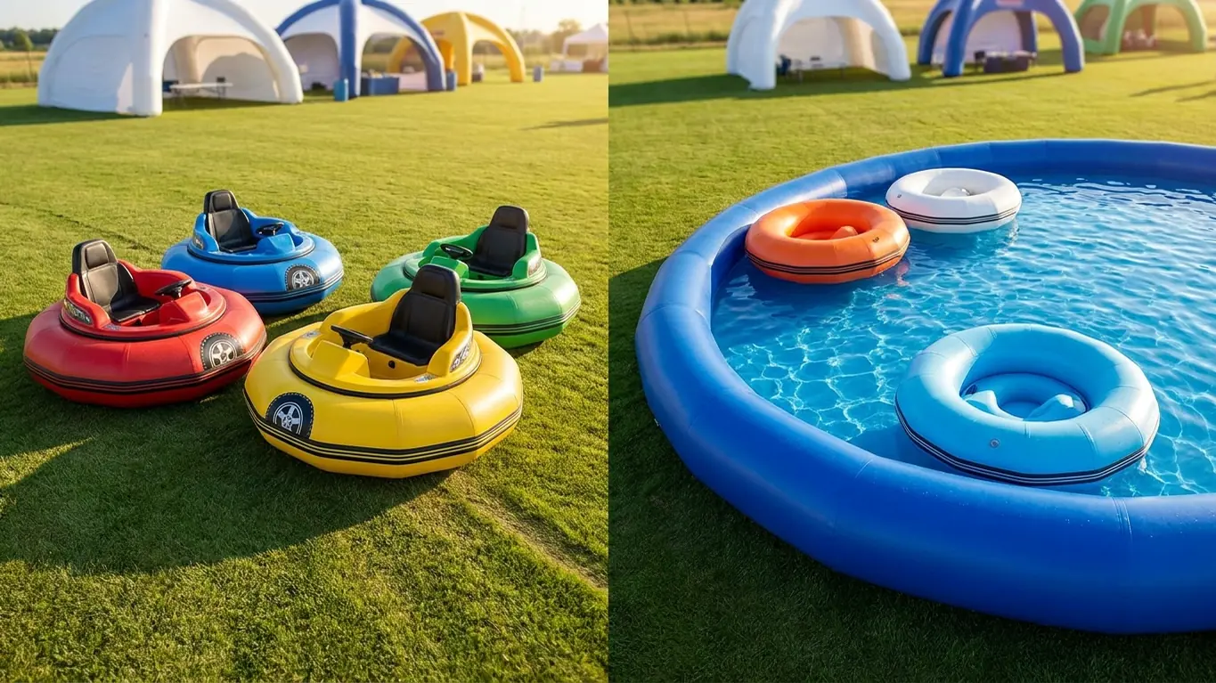 Inflatable Bumper Cars & Bumper Boats: Interactive Ride Category for FECs