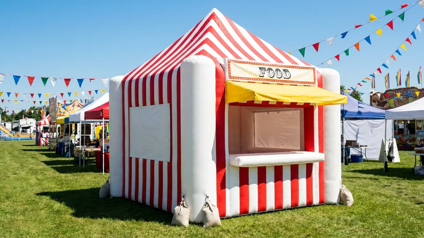 Inflatable Concession Booth: Portable Food & Vendor Stands