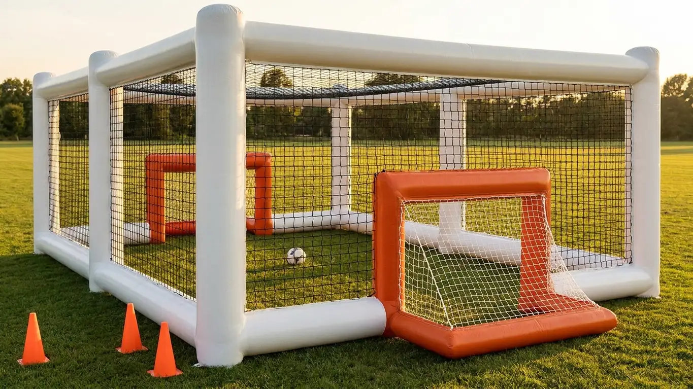 Inflatable Soccer Cage: Portable Soccer Court for Events & Training