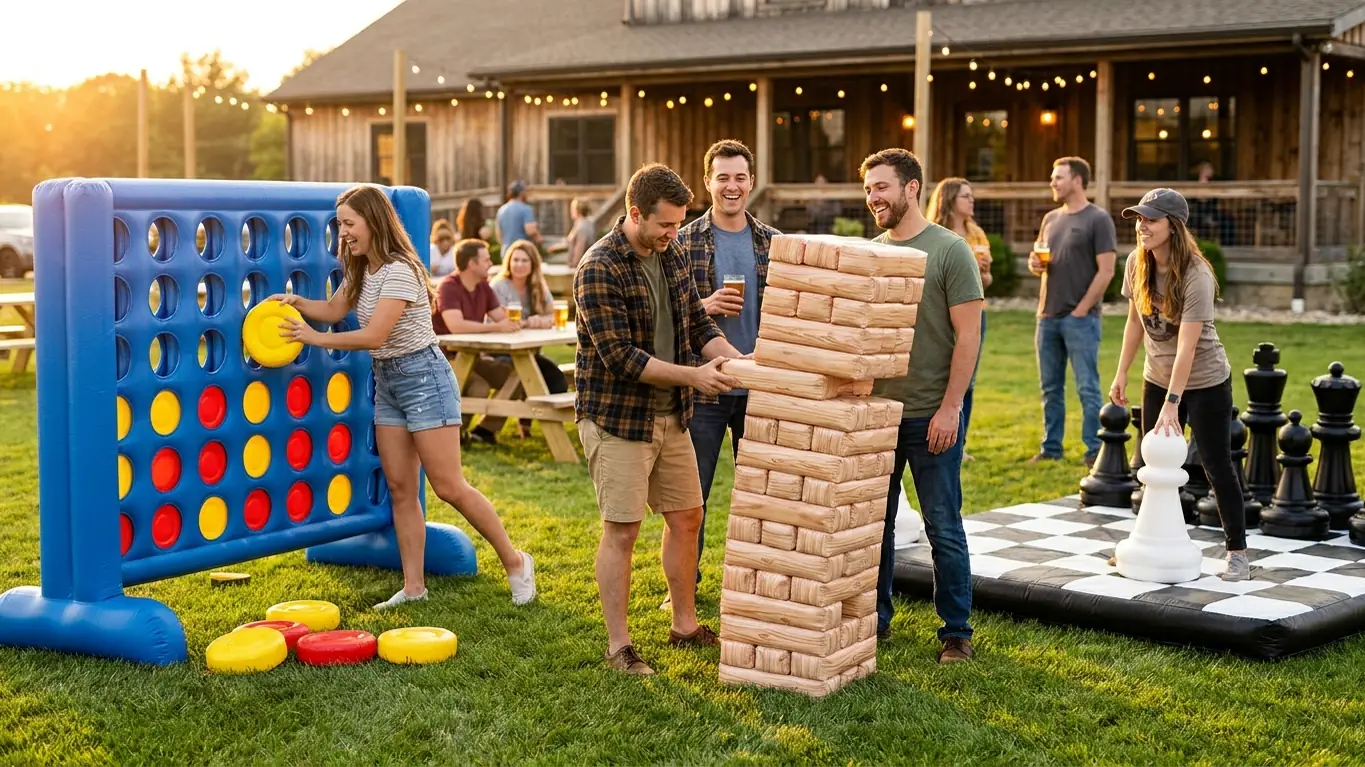 Inflatable Giant Yard Games: Brewery & Event Rental Fleet Guide