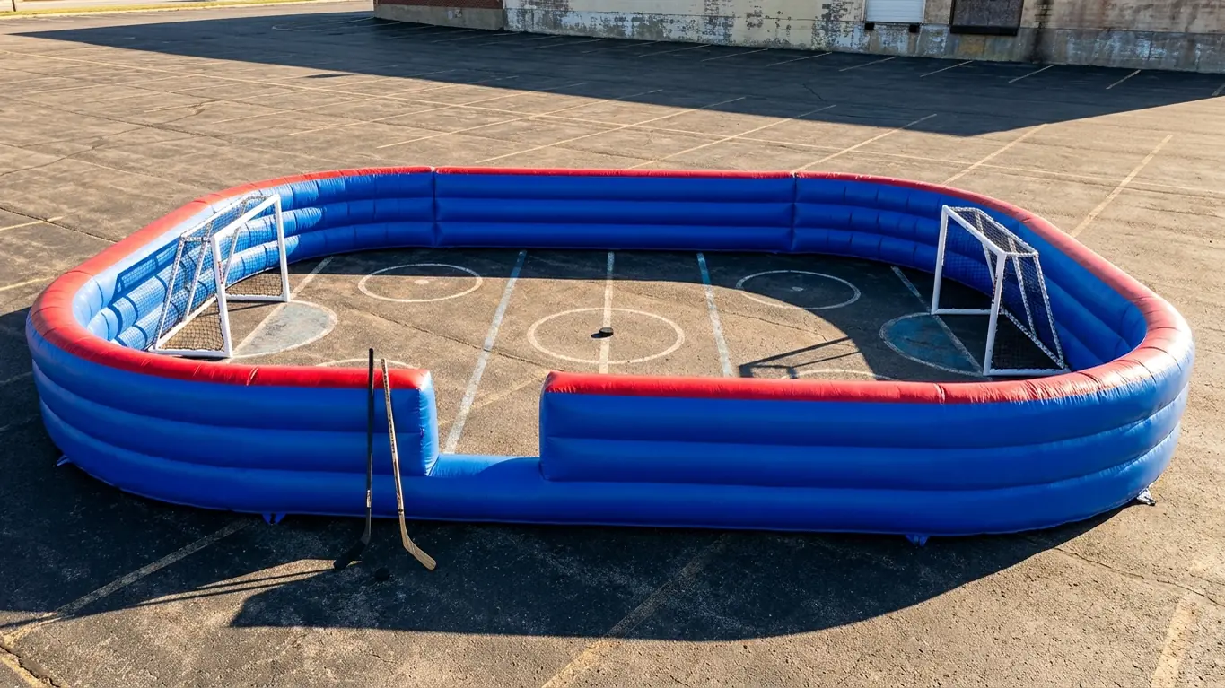 Inflatable Hockey Rink: Portable Rink for Youth Programs & Pop-Up Events