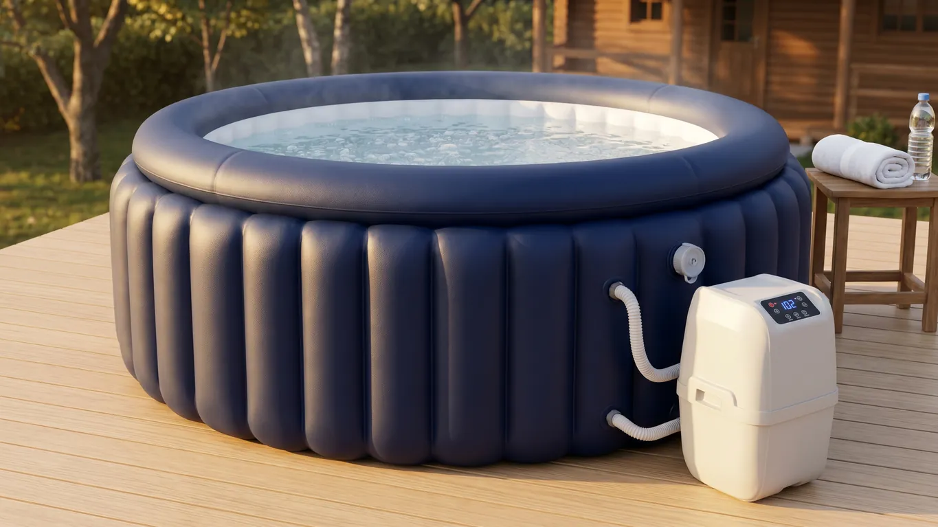 Inflatable Hot Tub Spa: Portable Soak Tub for Wellness & Backyard Use