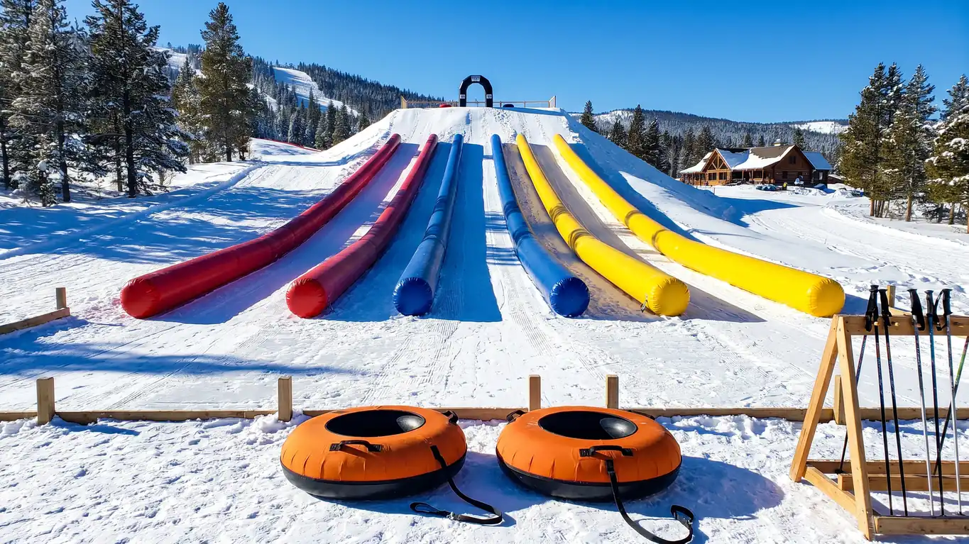 Inflatable Snow Tubing Lane: Ski Resort & Winter Park Buyer's Guide
