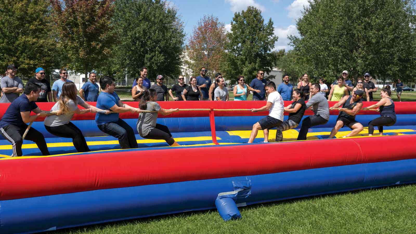 Inflatable Tug of War: Team-Building Game for Corporate, School & Church Events