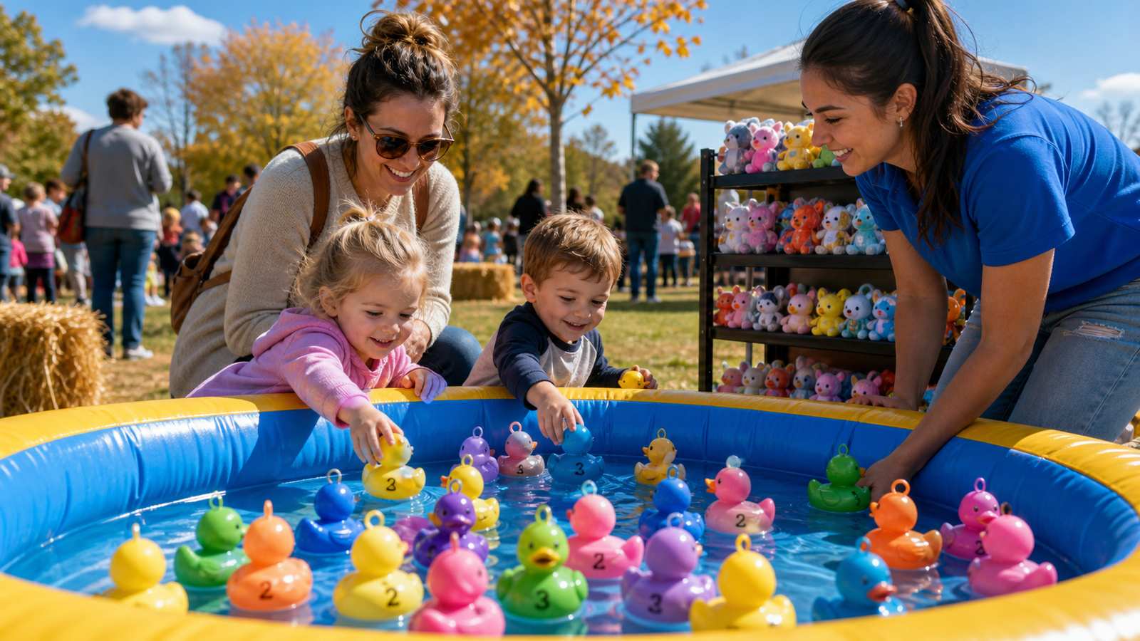 Inflatable Duck Pond: Every-Child-Wins Carnival Fundraiser Game for Preschools, PTAs & Fairs