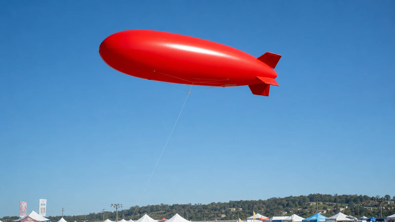 Inflatable Blimp & Giant Helium Balloon: The Aerial Layer of Outdoor Advertising