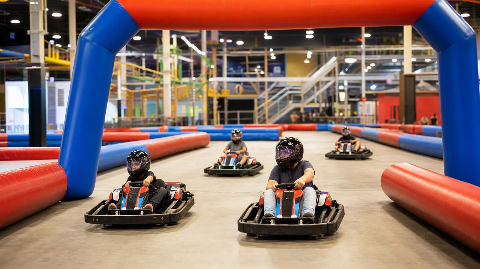 Inflatable Go-Kart Track Barriers: The Reconfigurable Soft-Wall Circuit Guide