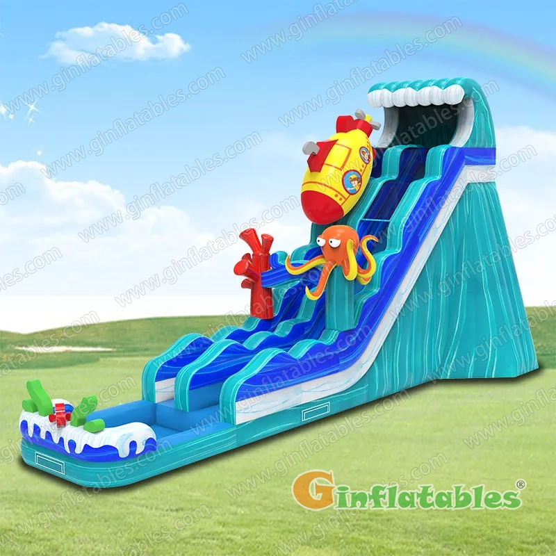 Ocean water slide inflatable 
