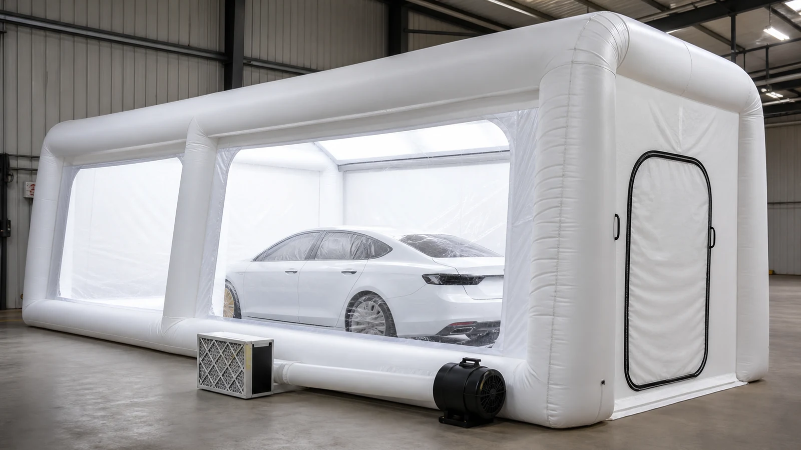 Inflatable Spray Booth: Portable Paint Bay Guide