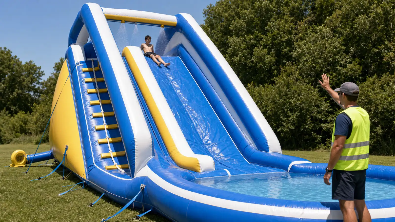 Inflatable Water Slide Weight Limits: Rider Capacity by Size, Age & Wet Configuration