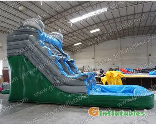 Inflatable Ocean Water Slide for Kids and Adults