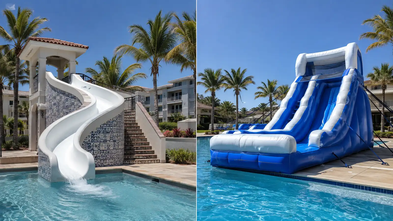 Inflatable Pool Slide vs Fiberglass: Material Durability & 10-Year Cost Breakdown for Venue Buyers