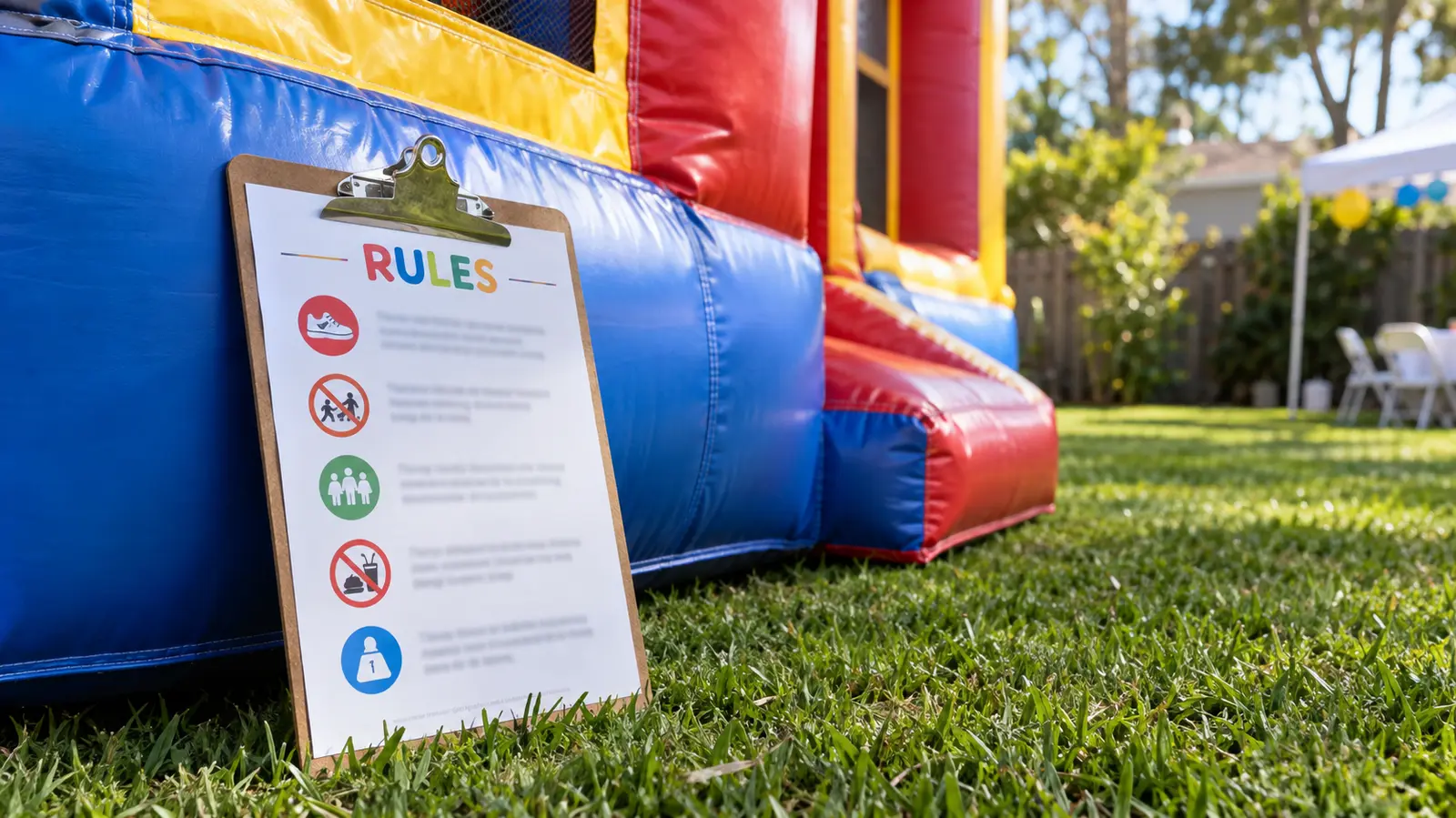 Bounce House Rules Sheet: The Printable Guide Operators Give Every Customer