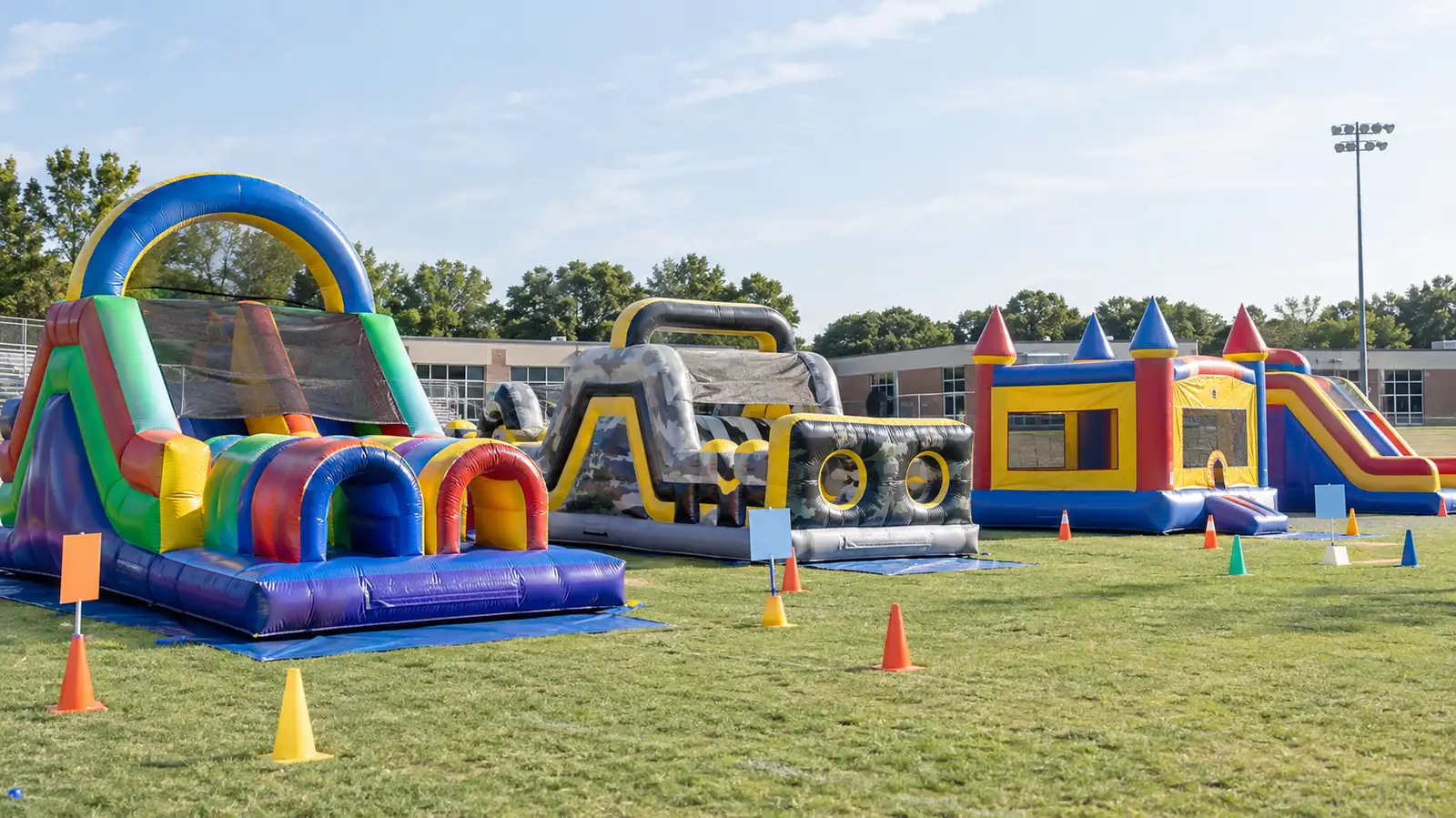 Inflatables for School Events: Field Day, Fun Fairs, Grad Night Lock-Ins & PTA Fundraisers