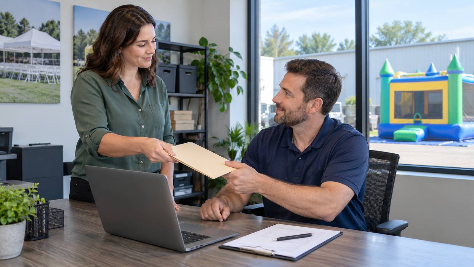 Inflatable Rental Referral Handoff: A Working Lead Template