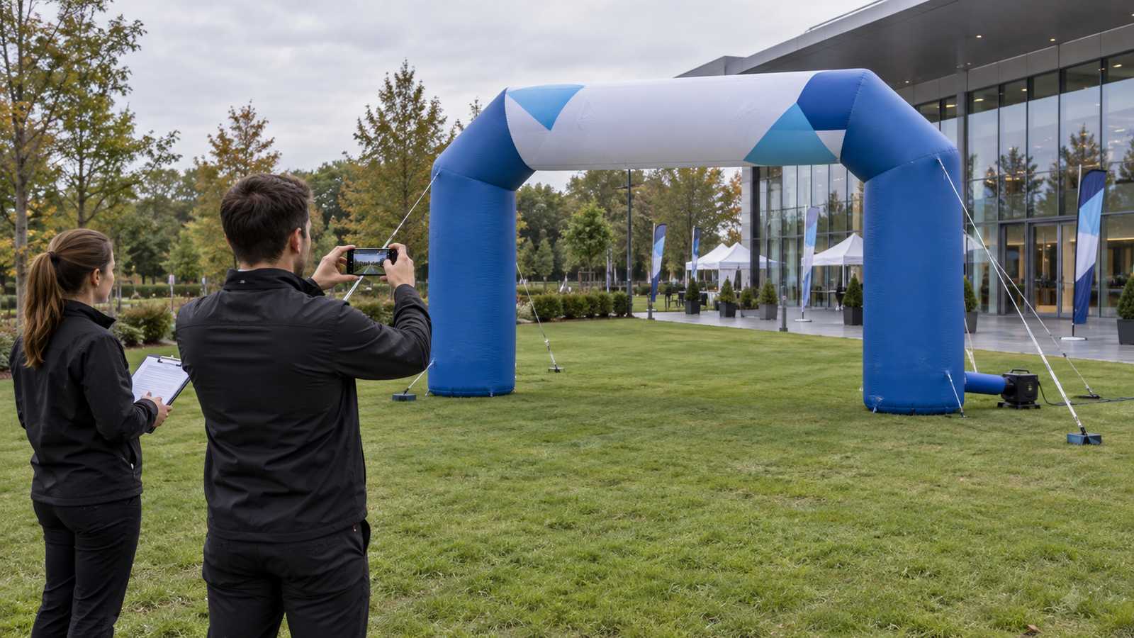 Branded Inflatable Display Reports: Photos, Display Times & Exceptions
