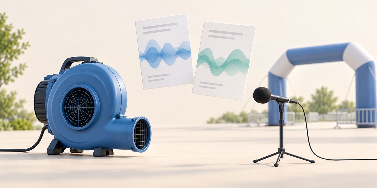 Inflatable Blower Noise Ratings: Sound Power, Sound Pressure and Fair Comparisons