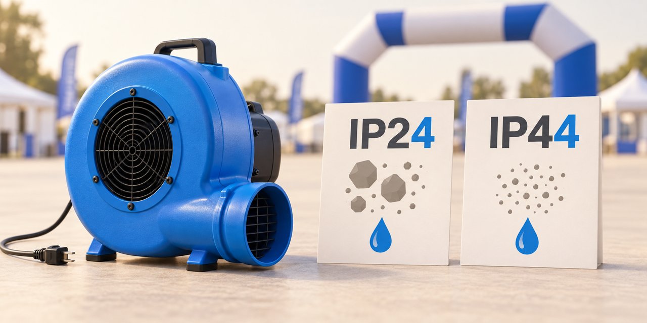 Inflatable Blower IP Ratings: IP24, IP44 and the Limits of Water-Resistance Claims