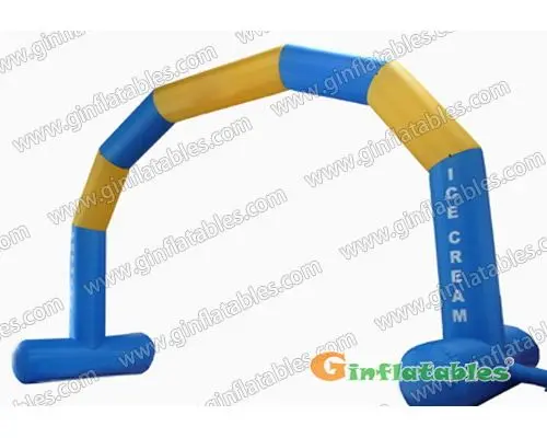 33ft Yellow Blue Arch Inflatable