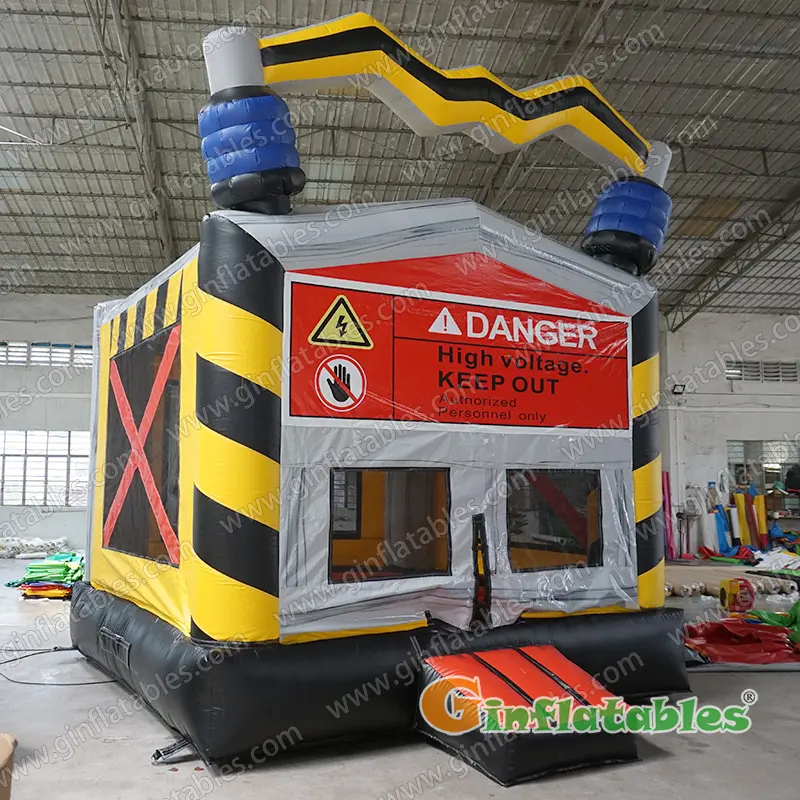 High voltage bounce house