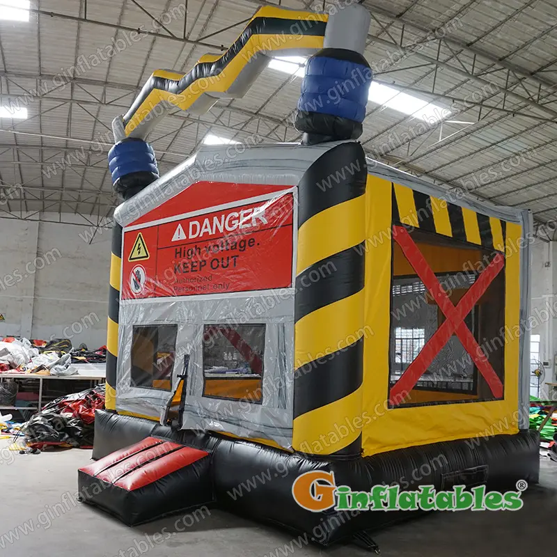 High voltage bounce house