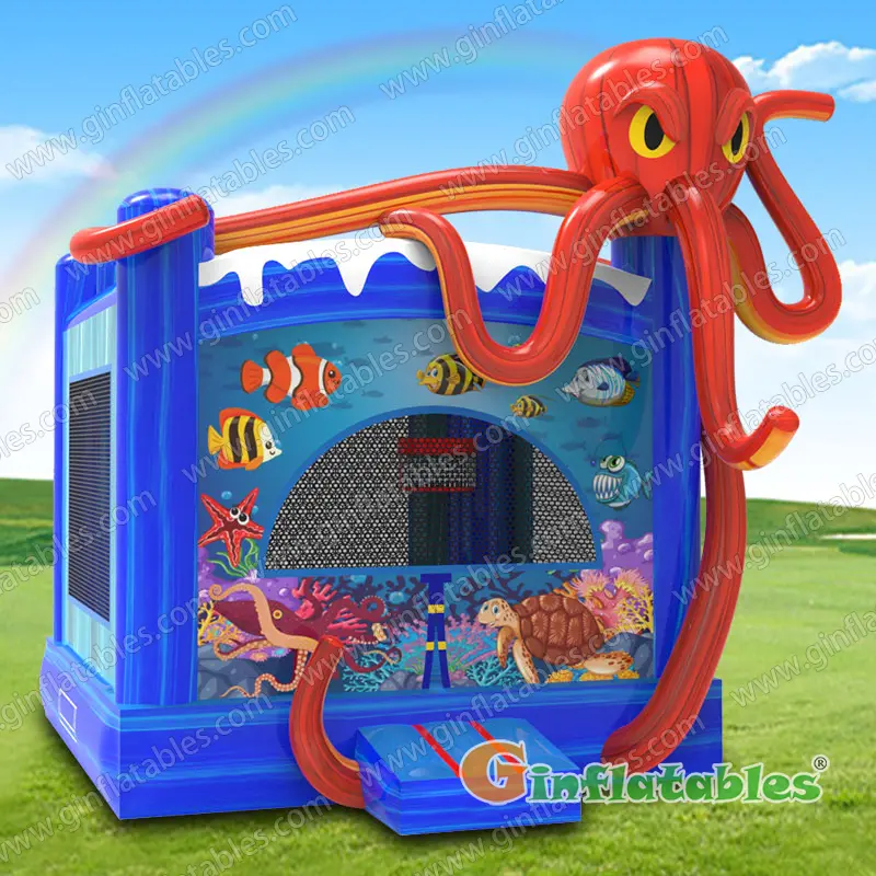 Ocean world bounce house