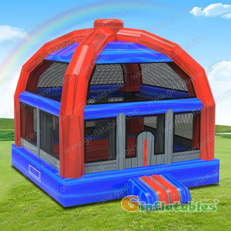 Red bounce house