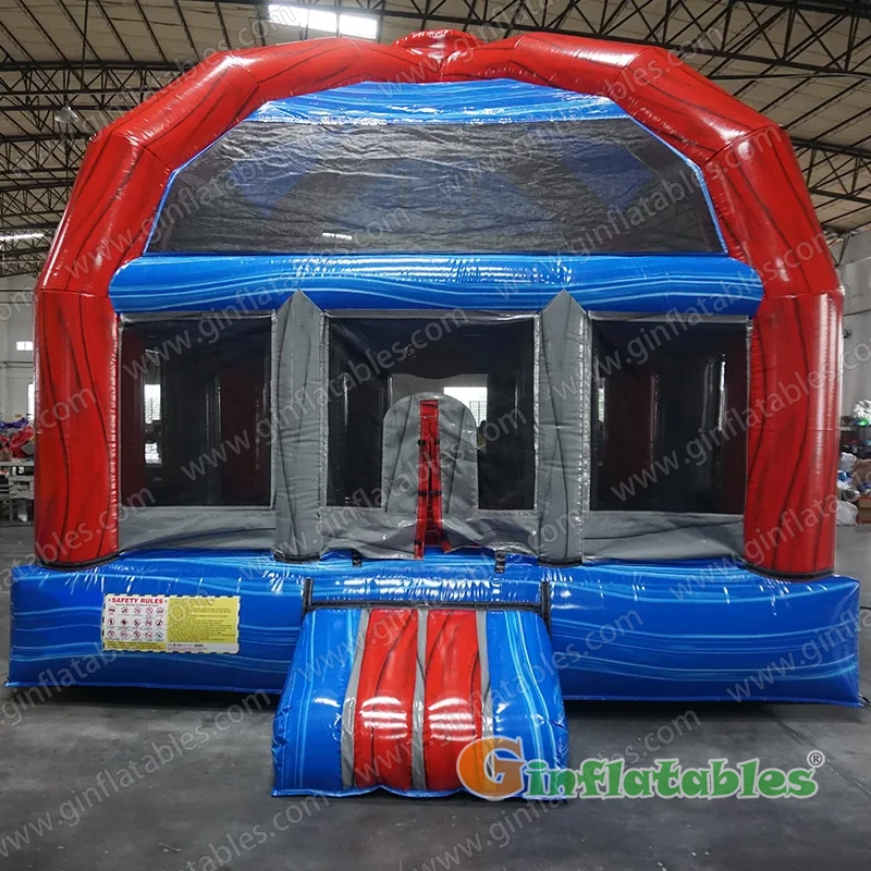 Red bounce house