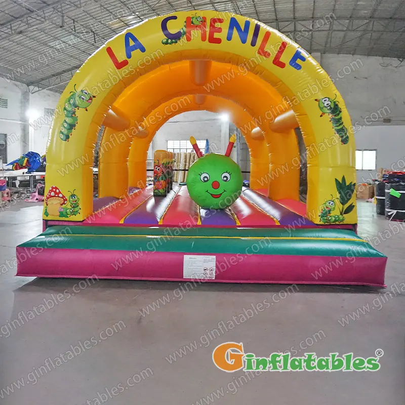 Caterpillar bouncy castle