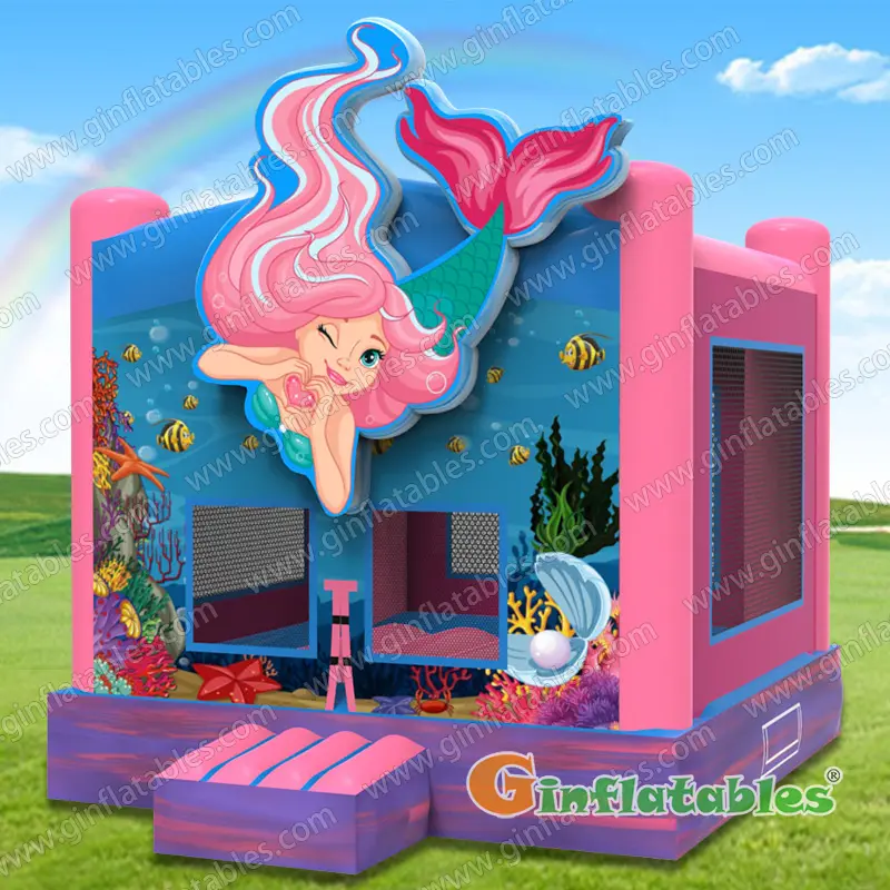 Mermaid bounce house