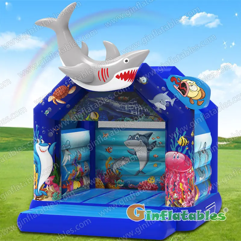 Shark inflatable bouncers