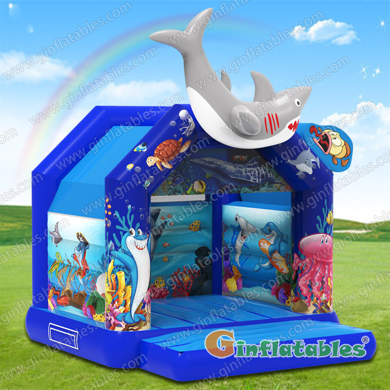 Shark inflatable bouncers