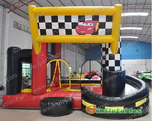 Racecar combo inflatables